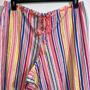 Cacique Womens Stripped Pajama Bottoms Size 18/20